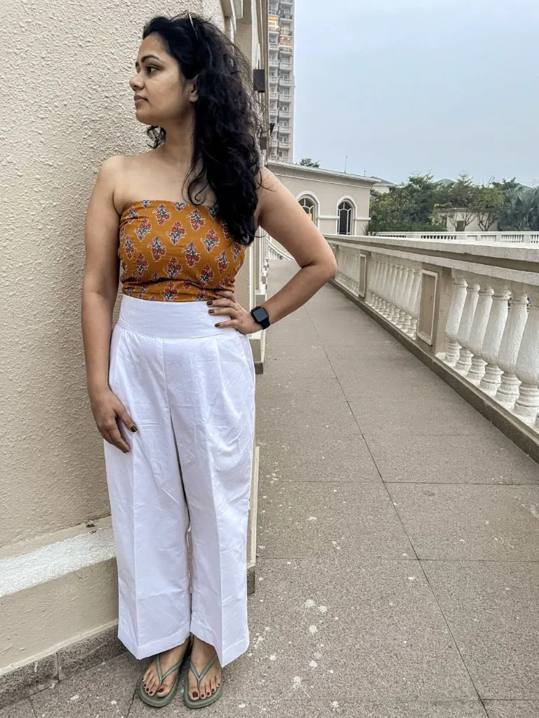 cotton fitted Crop top