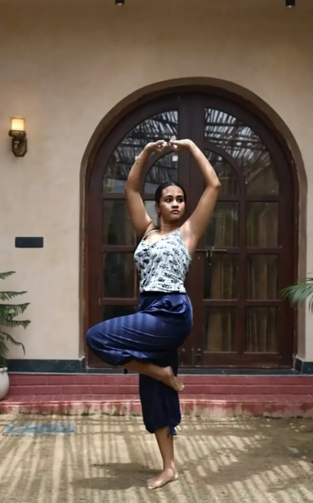 Bhairavi Button down relxed fit top (lotus motif) (S)